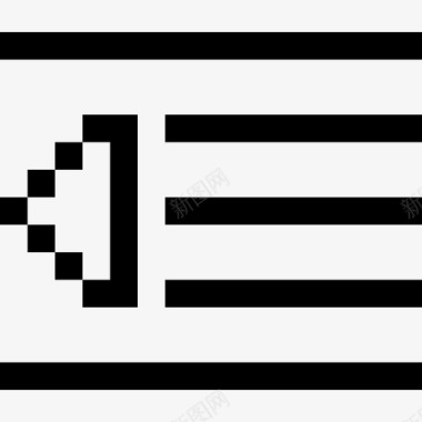 Outdent文本编辑器17大纲图标图标
