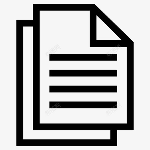 复制文件存档文件图标svg_新图网 https://ixintu.com 复制文件 存档 文件 纸张