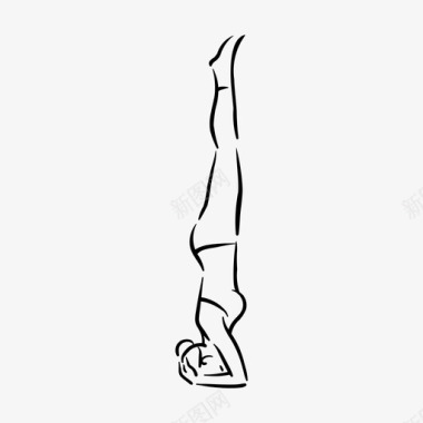 萨拉姆西萨那瑜伽姿势菲恩斯图标图标