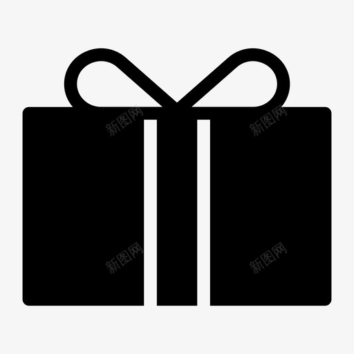 礼物奖金盒子图标svg_新图网 https://ixintu.com 奖金 惊喜 盒子 礼物 节日符号图标