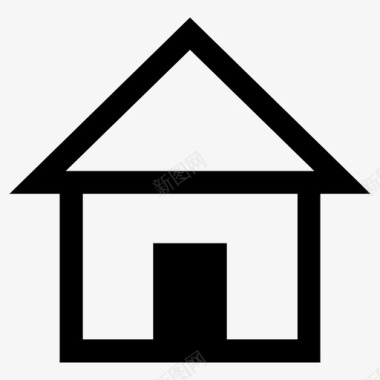 住宅建筑主页图标图标