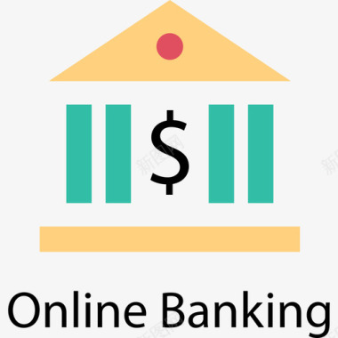 银行银行和金融12持平图标图标