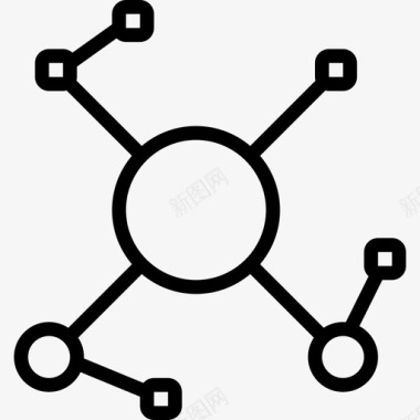 分子科学17线性图标图标