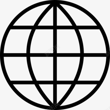 全球电子商务11线性图标图标