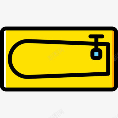 水槽5户黄色图标图标