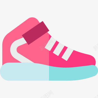 运动鞋80年代8平底鞋图标图标