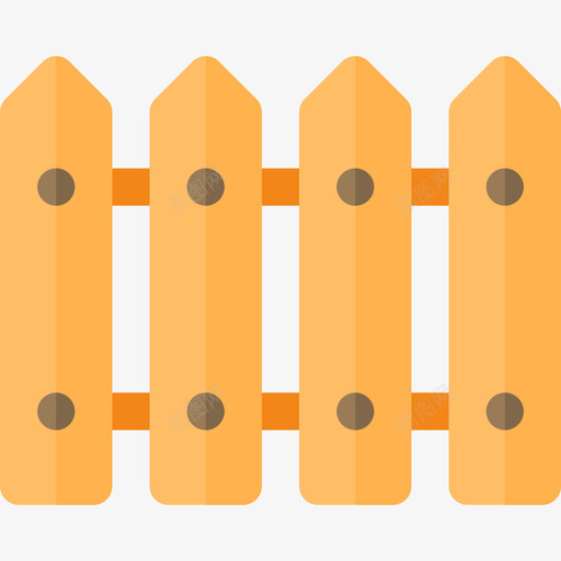围栏农场4平坦图标svg_新图网 https://ixintu.com 农场4 围栏 平坦