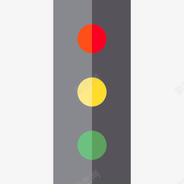 红绿灯数字营销7扁平图标图标