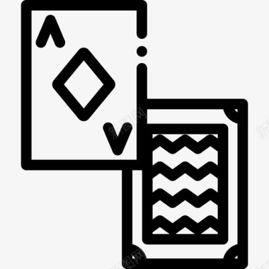 扑克牌赌博博彩2直系图标图标