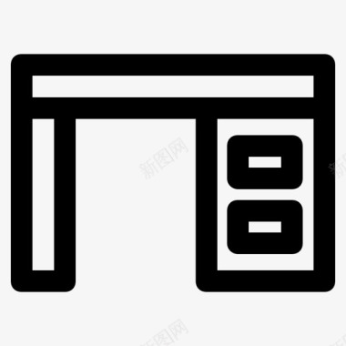 桌子家具室内图标图标
