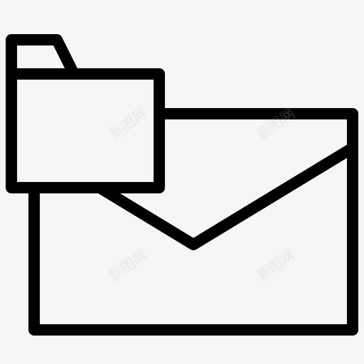 文件夹邮件文件格式图标svg_新图网 https://ixintu.com 文件 文件夹邮件 格式 组 邮件