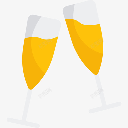 香槟庆祝活动4平淡图标svg_新图网 https://ixintu.com 平淡 庆祝活动4 香槟