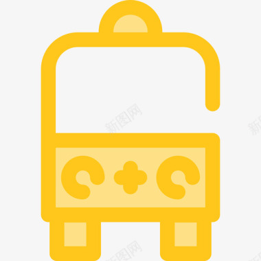 救护车交通19号黄色图标图标