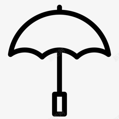 雨伞胸罩女式图标图标