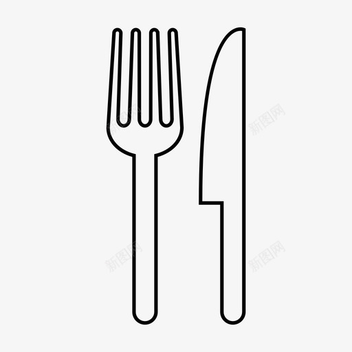 吃食物美食家图标svg_新图网 https://ixintu.com 午餐 厨房 吃 美食家 食物 餐厅