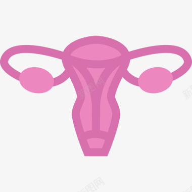 子宫内科29扁平图标图标