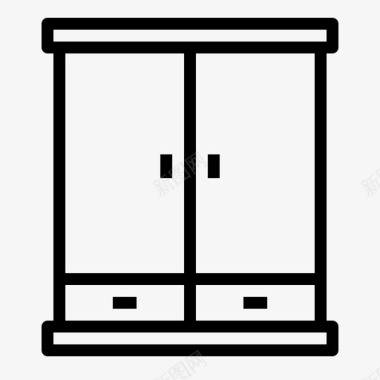 壁橱橱柜储物柜图标图标