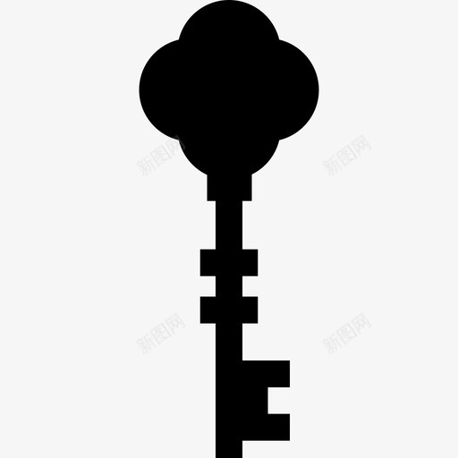 钥匙钥匙锁2填充图标svg_新图网 https://ixintu.com 填充 钥匙 钥匙锁2