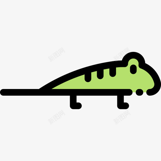 蜥蜴动物30线形颜色图标svg_新图网 https://ixintu.com 动物30 线形颜色 蜥蜴
