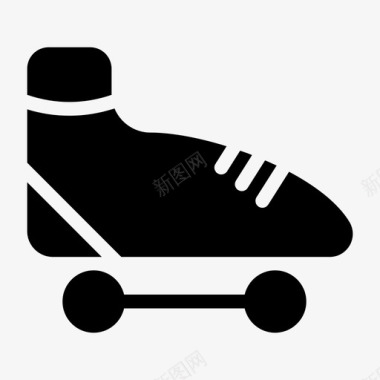 溜冰鞋游戏鞋图标图标