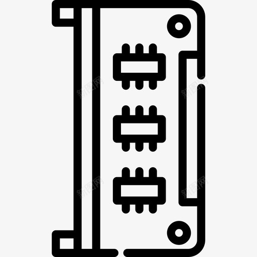 Ram技术5线性图标svg_新图网 https://ixintu.com Ram 技术5 线性