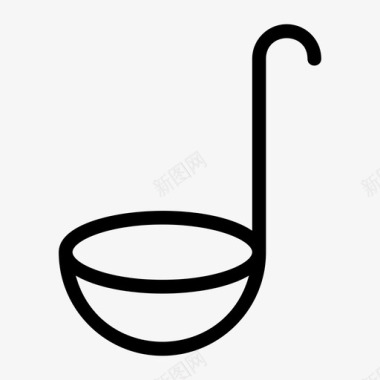 勺食物厨房图标图标