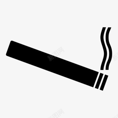 吸烟雪茄香烟图标图标