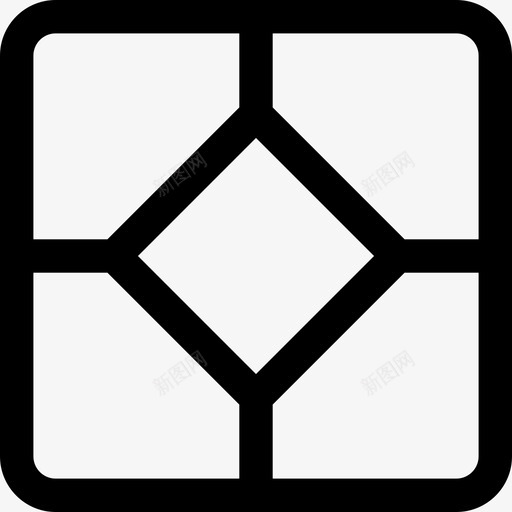 瓷砖建筑构造9线性图标svg_新图网 https://ixintu.com 建筑构造9 瓷砖 线性