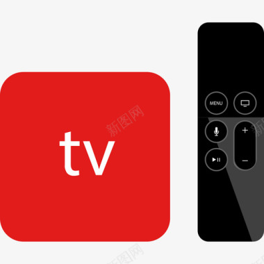 苹果电视技术和设备2平板图标图标