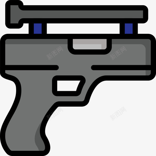 枪武器3线颜色图标svg_新图网 https://ixintu.com 枪 武器3 线颜色