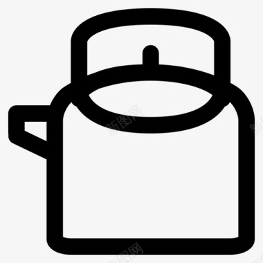 茶壶饮料厨房图标图标