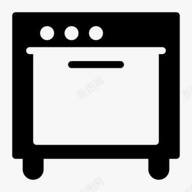 厨房燃烧器烹饪图标图标