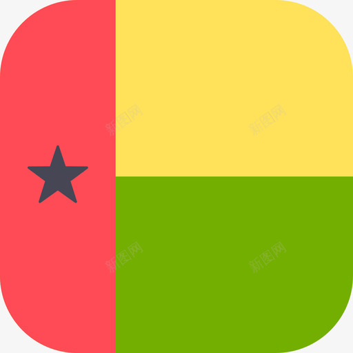 几内亚比绍国际国旗3圆形广场图标svg_新图网 https://ixintu.com 几内亚比绍 国际国旗3 圆形广场