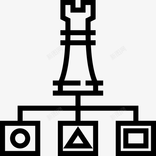 战略人力资源4线性图标svg_新图网 https://ixintu.com 人力资源4 战略 线性