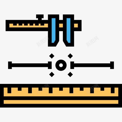 测量创作过程19线条色彩图标svg_新图网 https://ixintu.com 创作过程19 测量 线条色彩