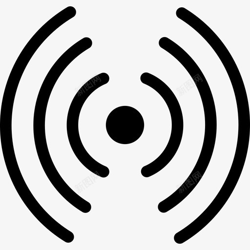 wifi路由器连接网络图标svg_新图网 https://ixintu.com wifi路由器 信号 基本图标 网络 连接