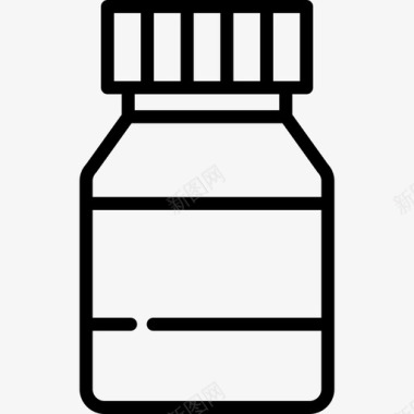 饮食供应健身房6线性图标图标