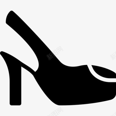高跟鞋女鞋2填充图标图标