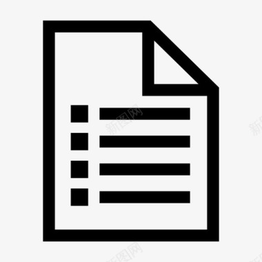 文件列表项目符号文档图标图标