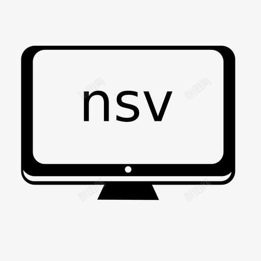 nullsoft流式视频monitornsv图标svg_新图网 https://ixintu.com monitor nsv nullsoft流式视频 ui 视频格式 通用视频格式