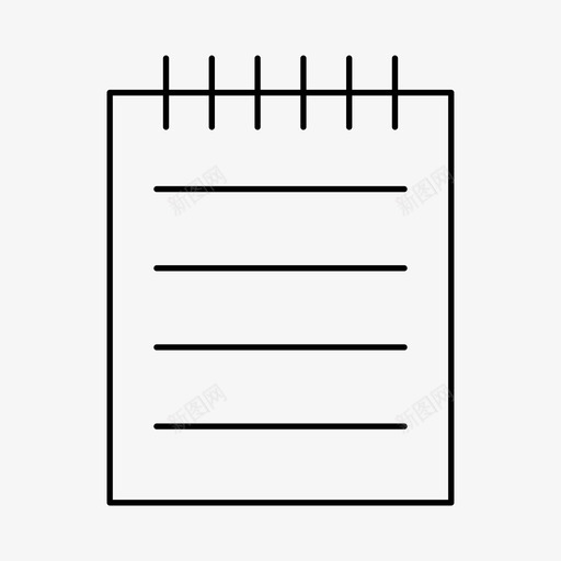 记录帐户条目图标svg_新图网 https://ixintu.com ios 帐户 录音 条目 笔记 网页设计 艺术设计大纲 记事本 记录