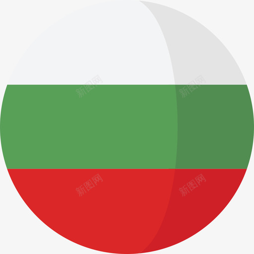 保加利亚国旗3圆圈平坦图标svg_新图网 https://ixintu.com 保加利亚 国旗3 圆圈平坦