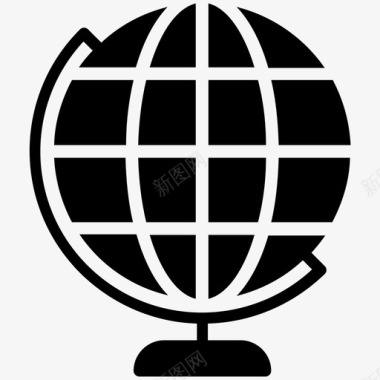 地球仪桌面地球仪地理图标图标