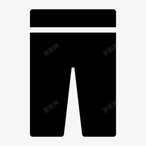 牛仔裤衣服外套图标svg_新图网 https://ixintu.com 外套 牛仔裤 节日标志 衣服 裤子