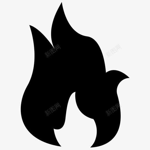 火焰燃烧灼热图标svg_新图网 https://ixintu.com 火焰 火焰雕文图标 灼热 燃烧