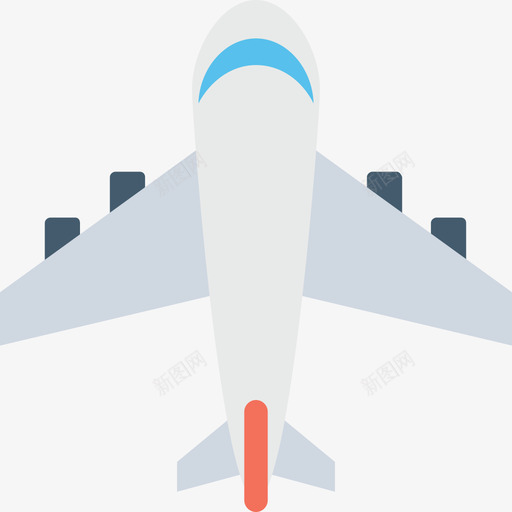 飞机地图和导航平面图标svg_新图网 https://ixintu.com 地图和导航 平面 飞机