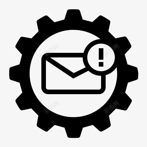 营销自动化数字营销电子邮件图标svg_新图网 https://ixintu.com 提醒 数字营销 数字营销图标 电子邮件 营销自动化