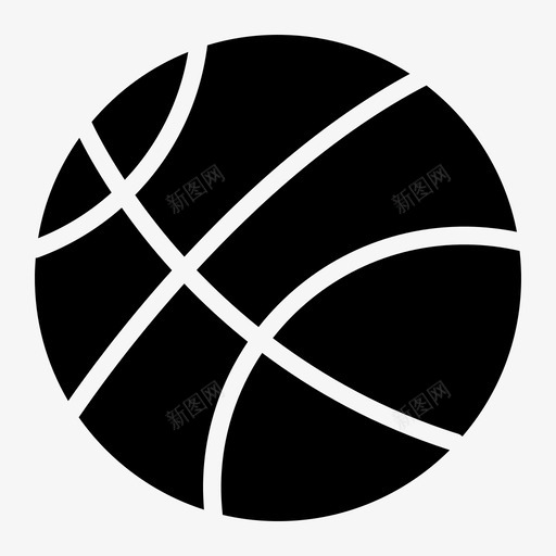 篮子球游戏图标svg_新图网 https://ixintu.com 游戏 球 篮子 运动