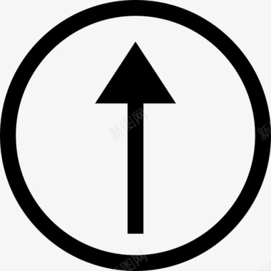 直线交通标志6图标图标