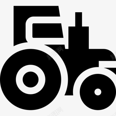 拖拉机农业16装满图标图标